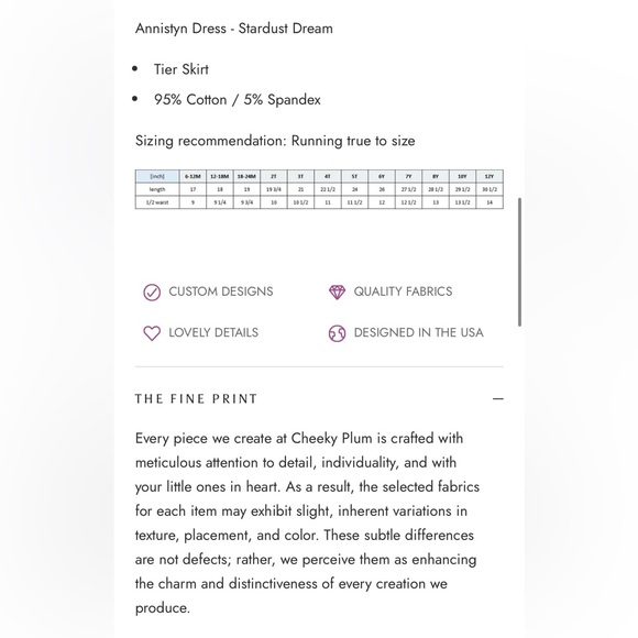 Cheeky Plum Annistyn Tier Skirt in Cream - Picture 4 of 4